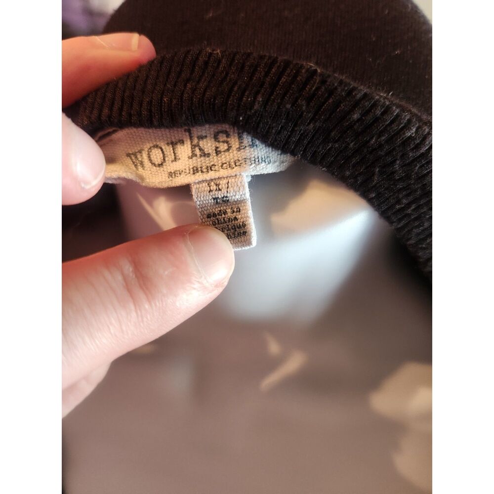 Workshop Republic Clothing Women's Black Pullover Sweater Size 1X Plus Cozy Knit - Picture 6 of 6
